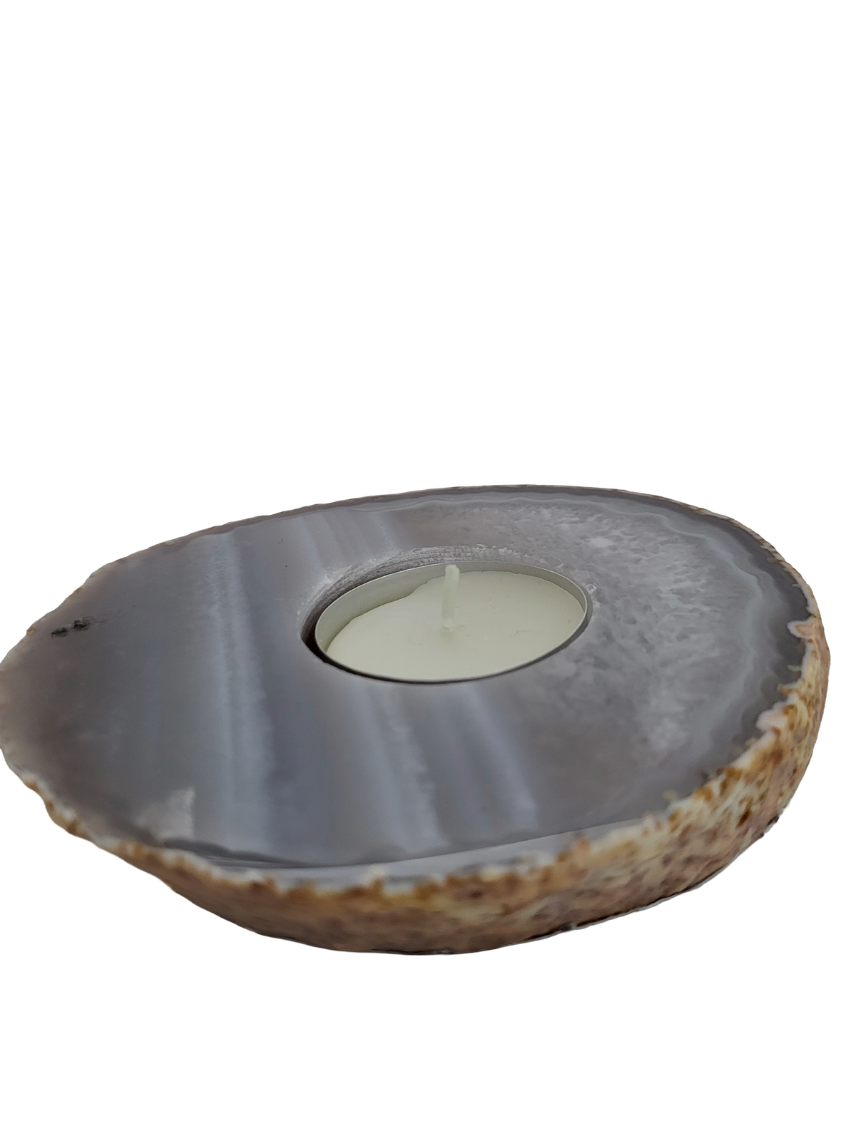 Waxinelicht houder agaat