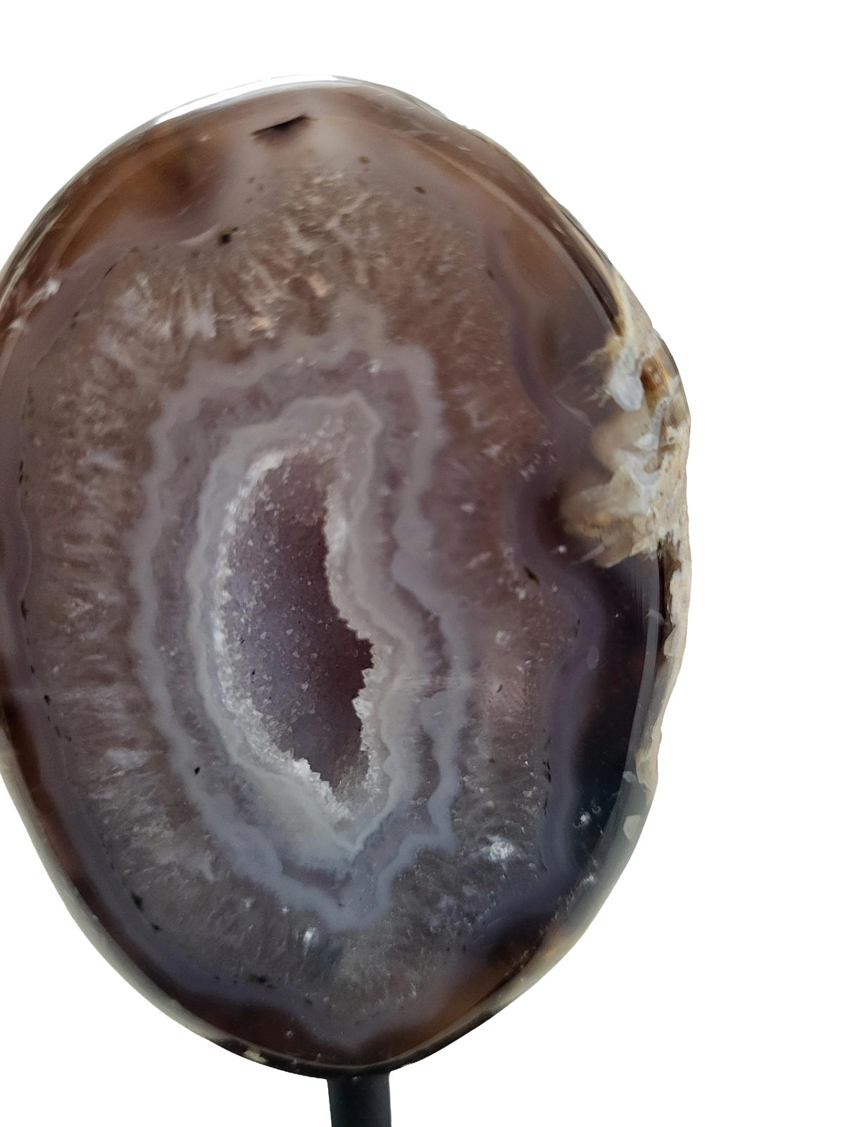 Agaatgeode op standaard