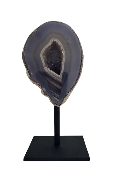 Agaatgeode op standaard