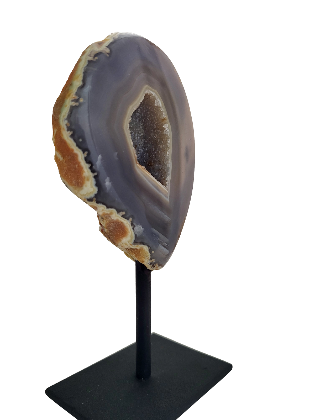 Agaatgeode op standaard