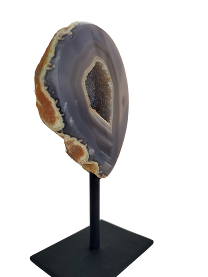 Agaatgeode op standaard