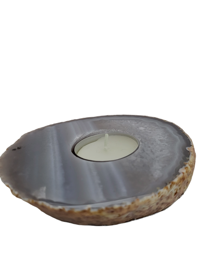 Waxinelicht houder agaat