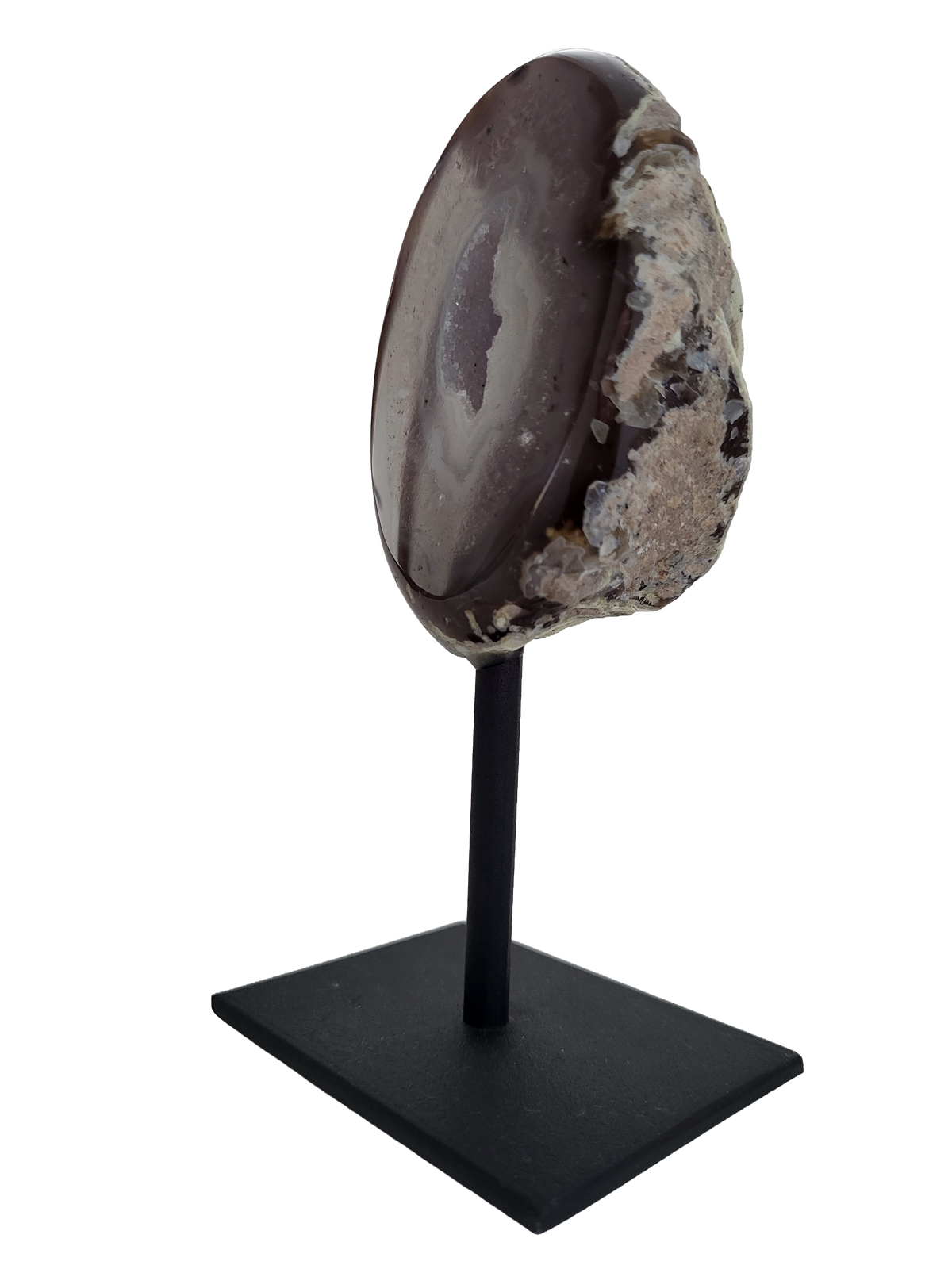Agaatgeode op standaard