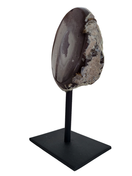 Agaatgeode op standaard