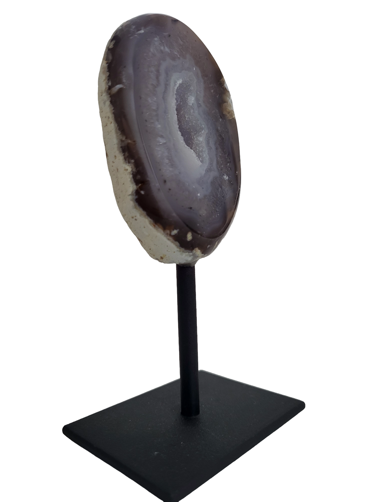 Agaatgeode op standaard