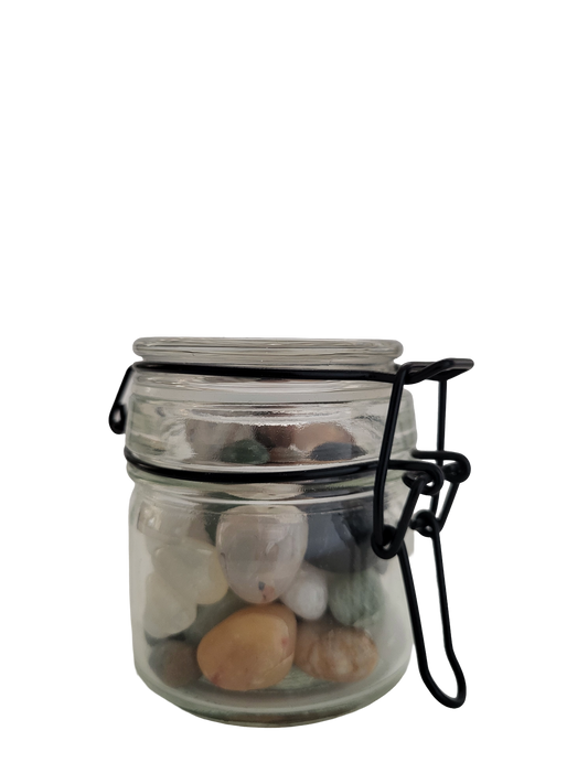 Potje met edelstenenmix