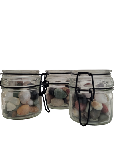 Potje met edelstenenmix