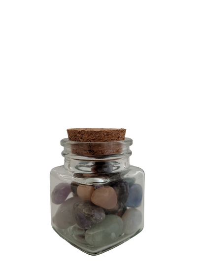 Potje met edelstenenmix - klein